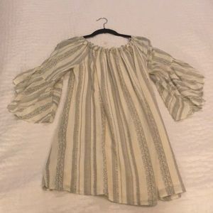 Off the shoulder mini dress or tunic